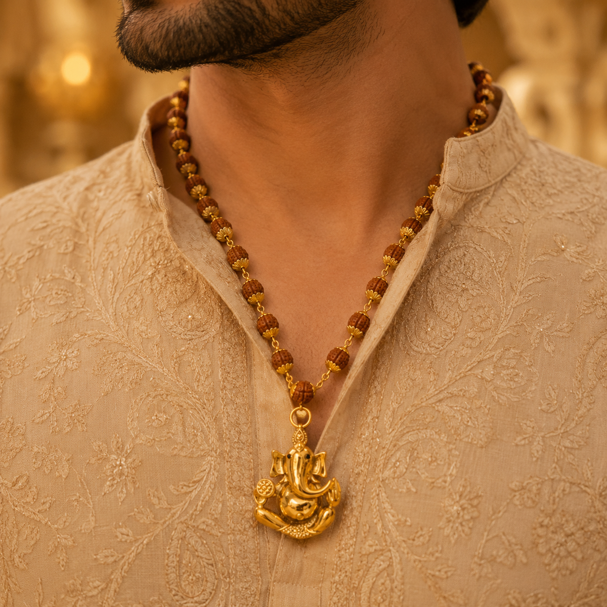 Vighnaharta Rudraksh Mala