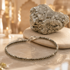 Raw Pyrite Anklet & Raw Pyrite Stone Combo