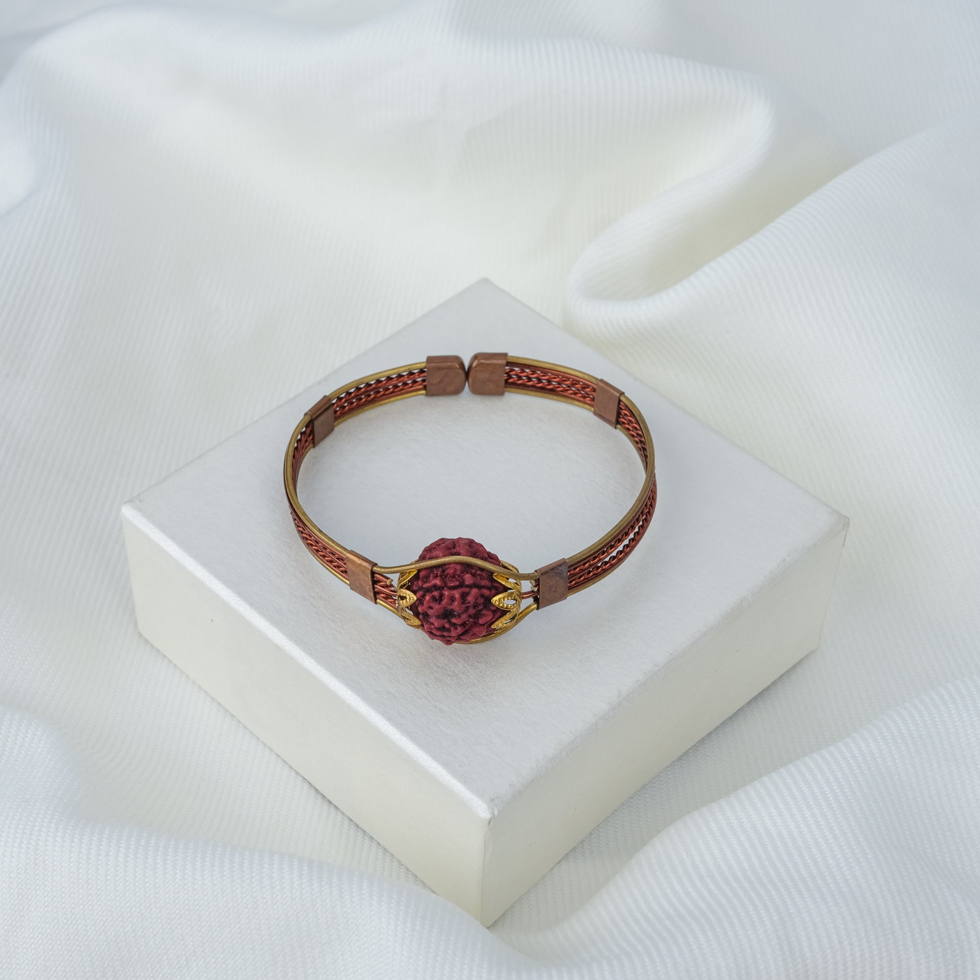 Mahalakshmi Rudraksha Kada ( Free Rudraksha Bracelet )
