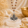 Gaja Lakshmi Locket - Silver Capped