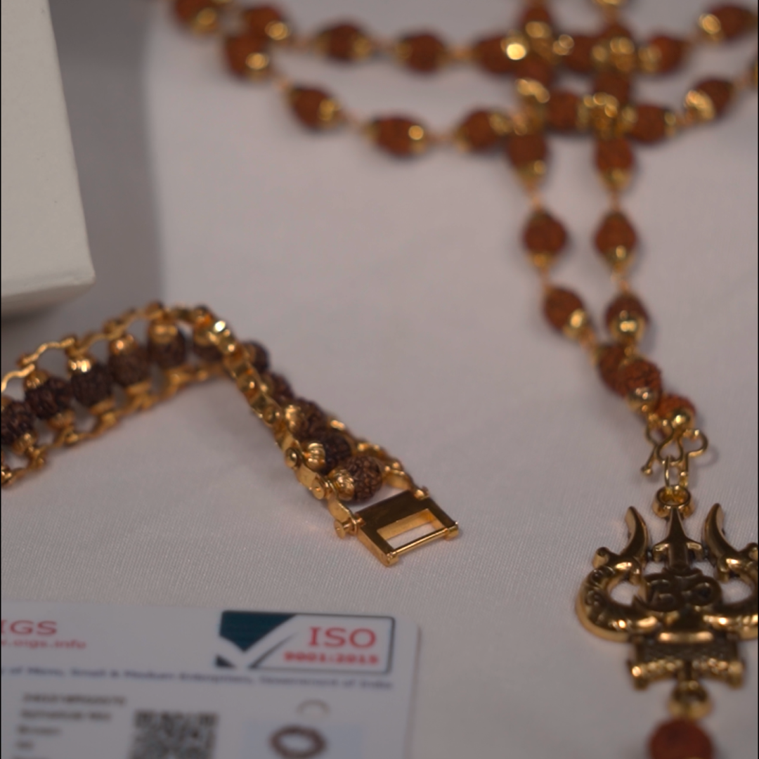 Mahakal Mala and Bracelet Combo (Certified)