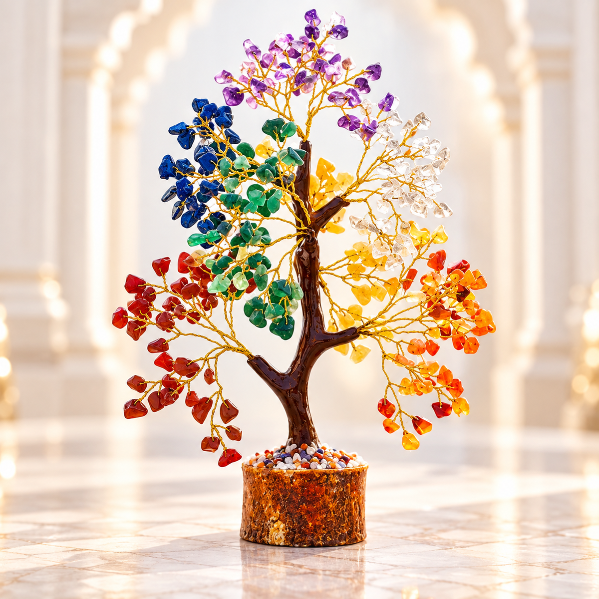SEVEN CHAKRA CRYSTAL TREE