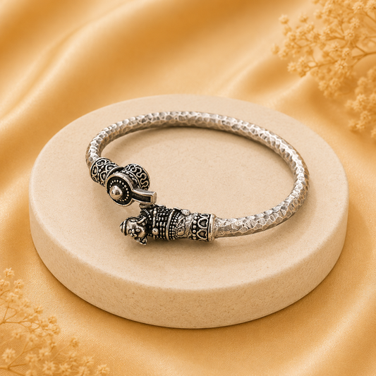 Shiv Nandi Kada ( Silver Plated )
