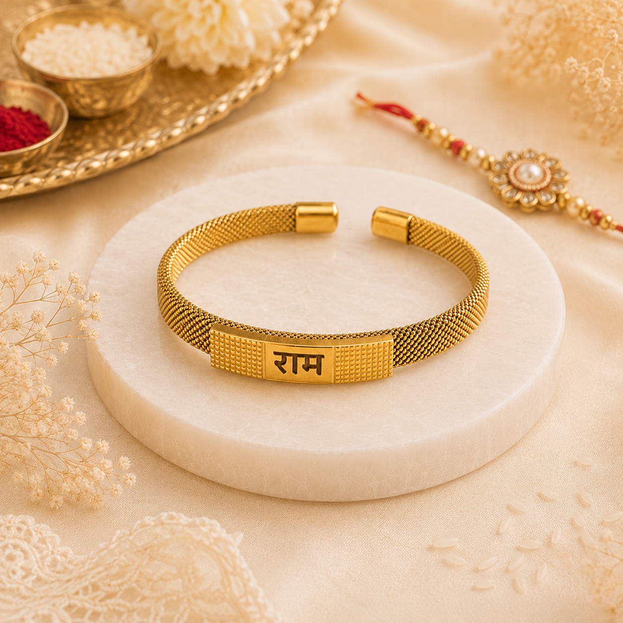 The Resilience Cuff 22k Gold Plated - Ram