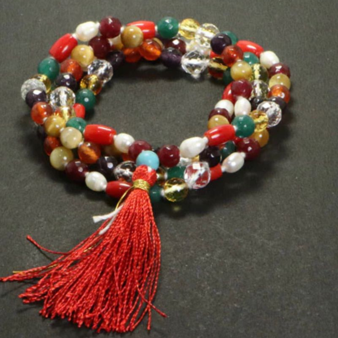 Vedic Navratna Mala for Peace and Prosperity (Certified)