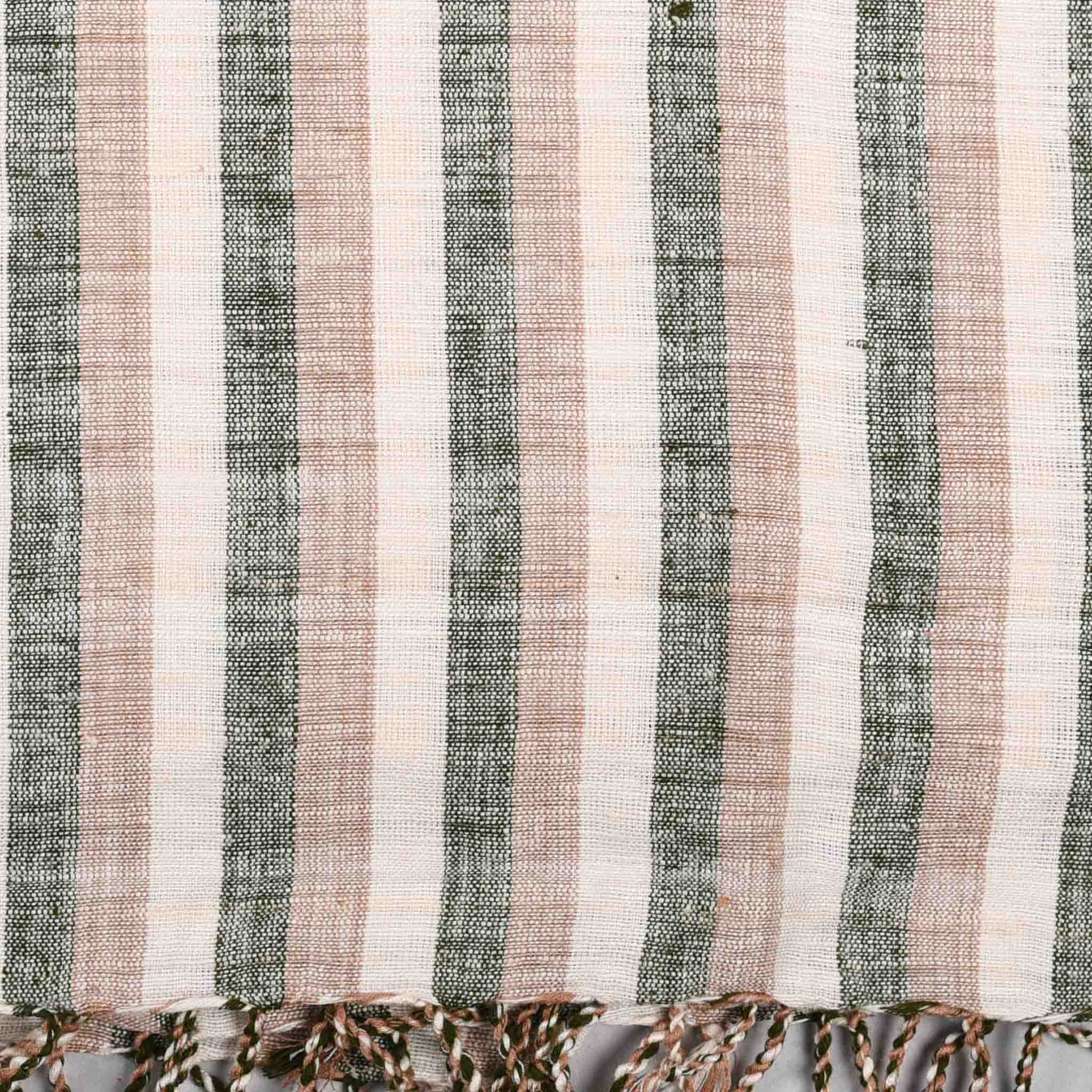 Shillong Grey & Peace Vegan Silk Stole
