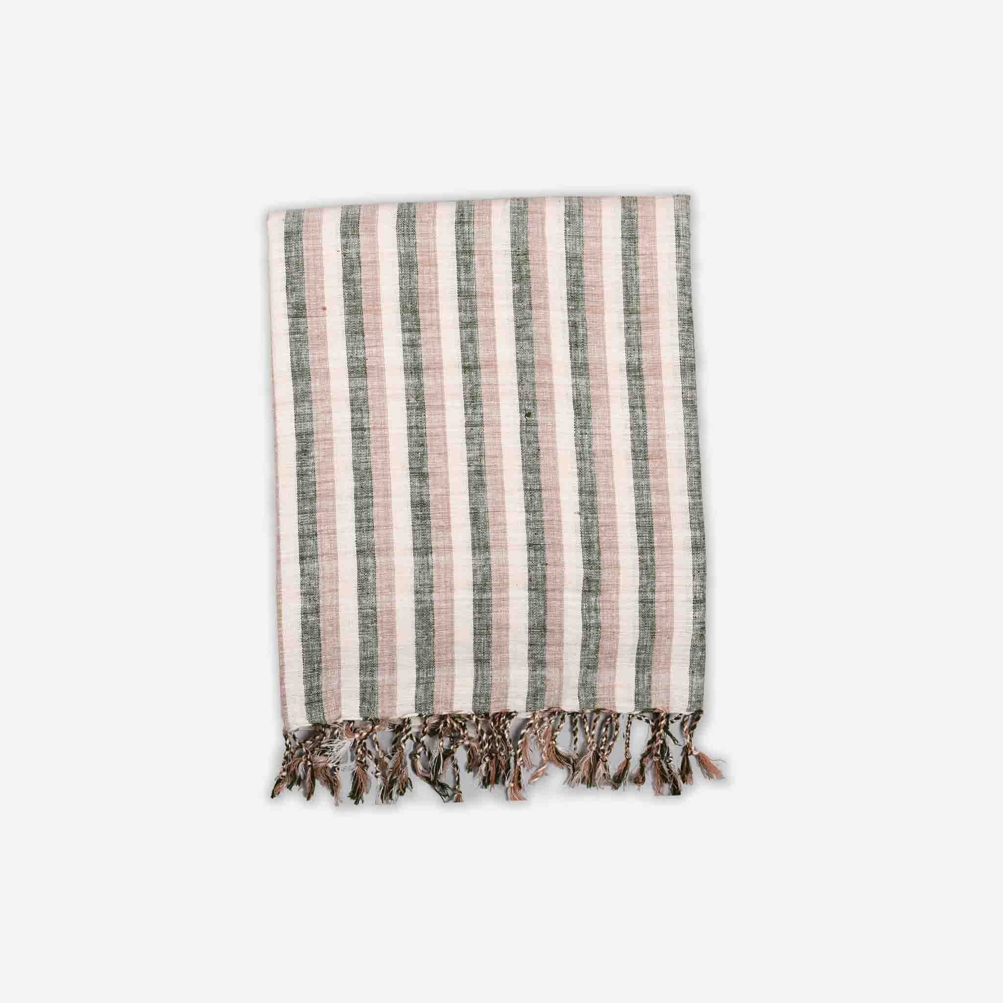 Shillong Grey & Peace Vegan Silk Stole