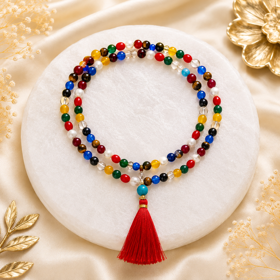 Vedic Navratna Mala for Peace and Prosperity (Certified)