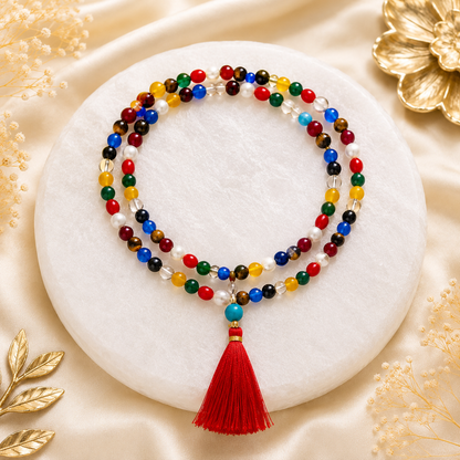 Vedic Navratna Mala for Peace and Prosperity (Certified)