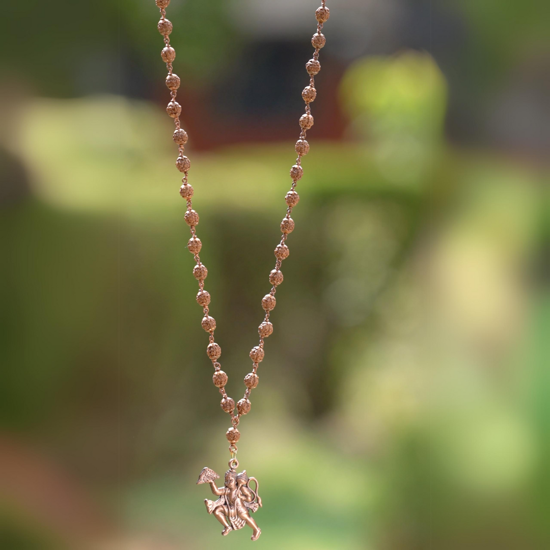 Sankat Mochan Hanuman Mala in Pure Copper