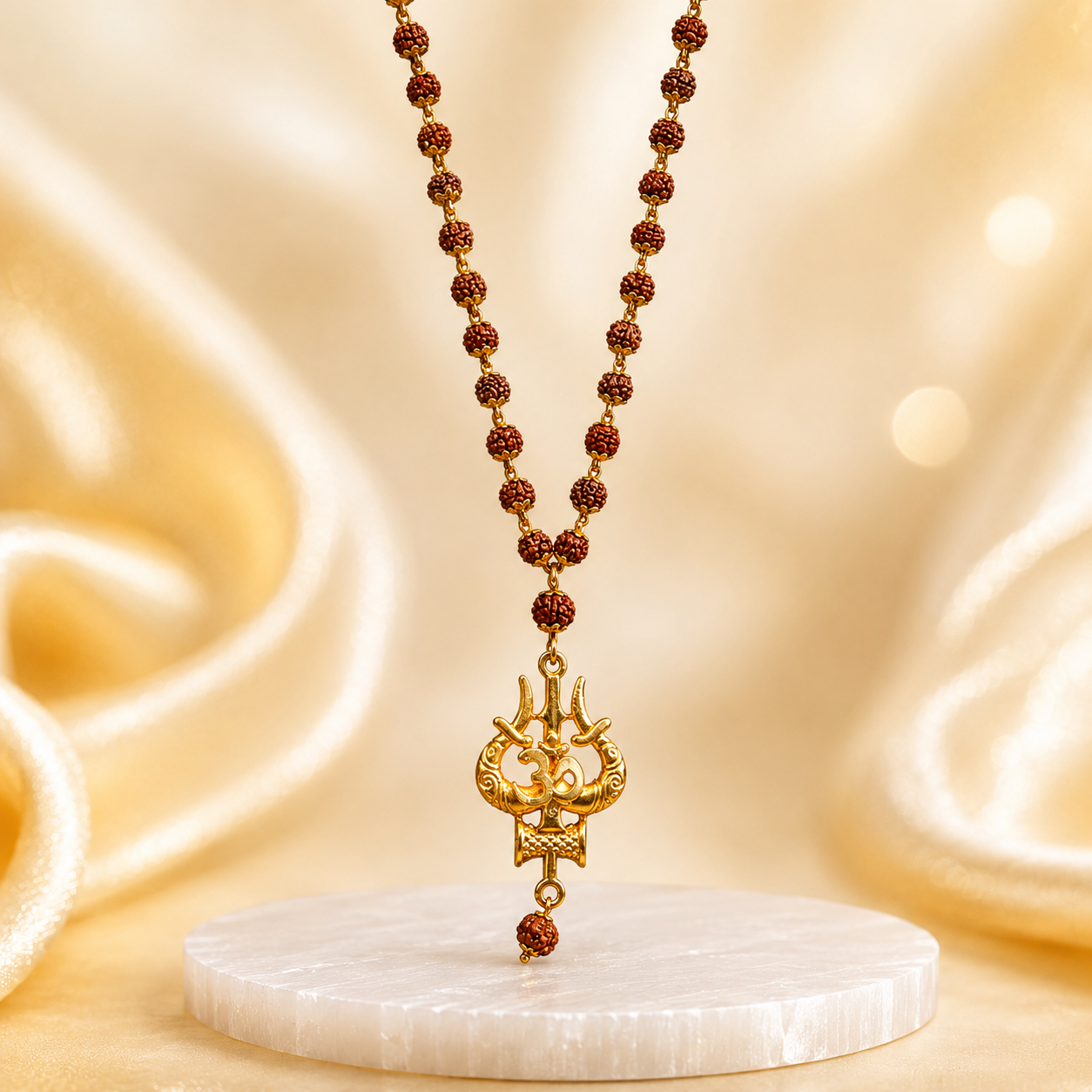 Mahakal Locket with Rudraksha Mala