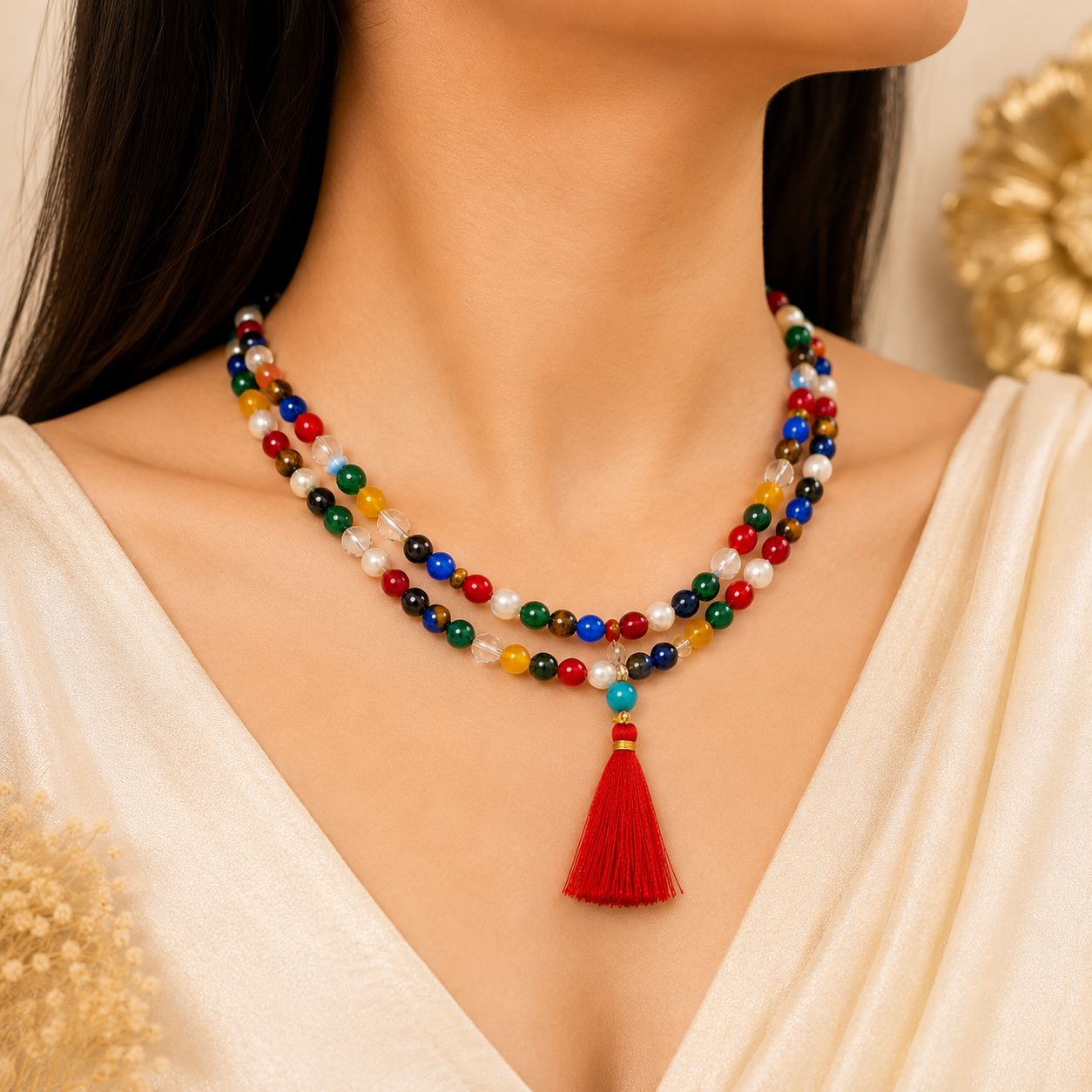 Vedic Navratna Mala for Peace and Prosperity (Certified)