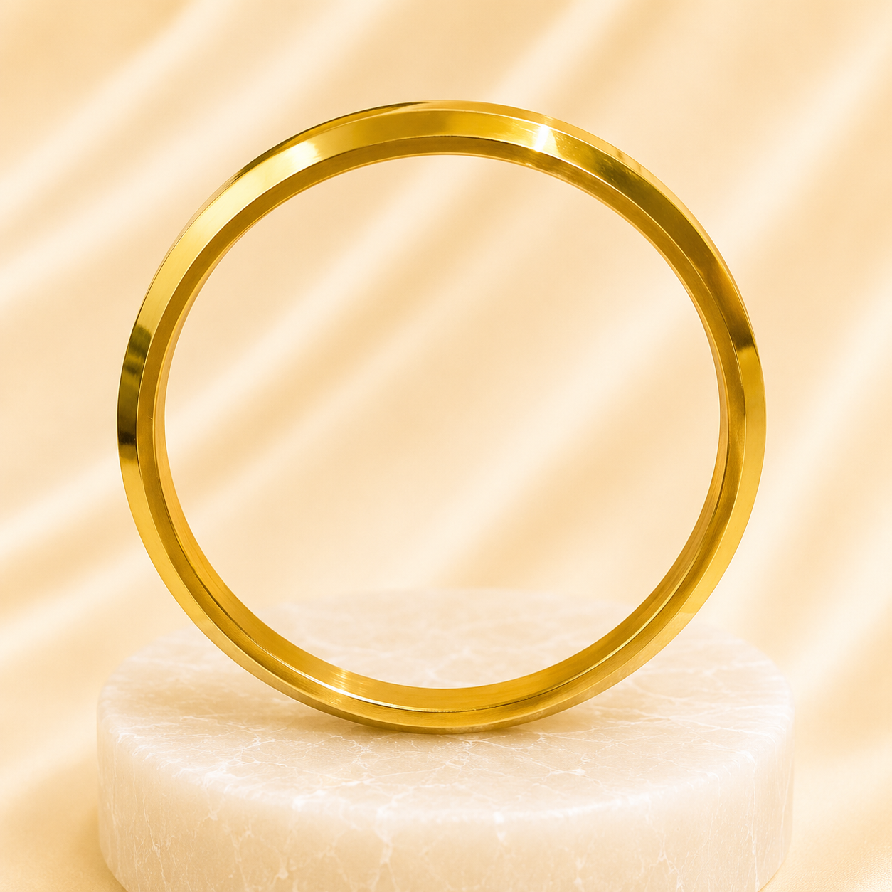 Shakti Kada – 18K Gold Plated (Edged)