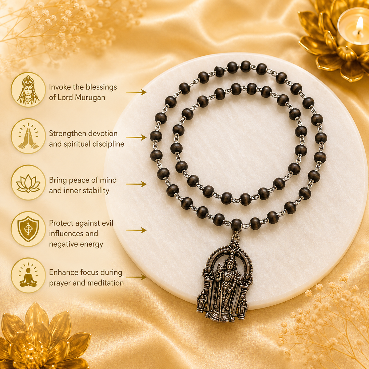 The Murugan Karungali Mala