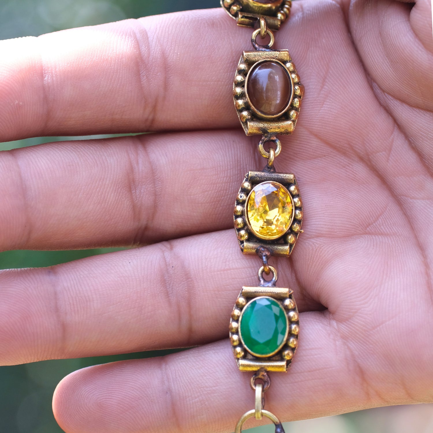 Navshakti Bracelet - 9 Auspicious Navratnas