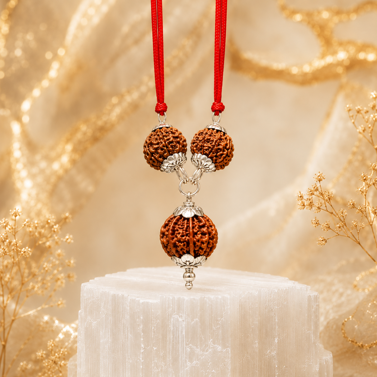 Hanuman Rudraksha Kavach for Inner Protection (Certified)