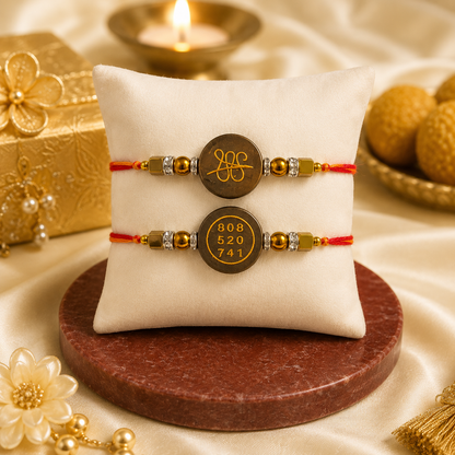 Pyrite Zibu Rakhi – Sacred Circle ( BUY 1 GET 1 FREE )