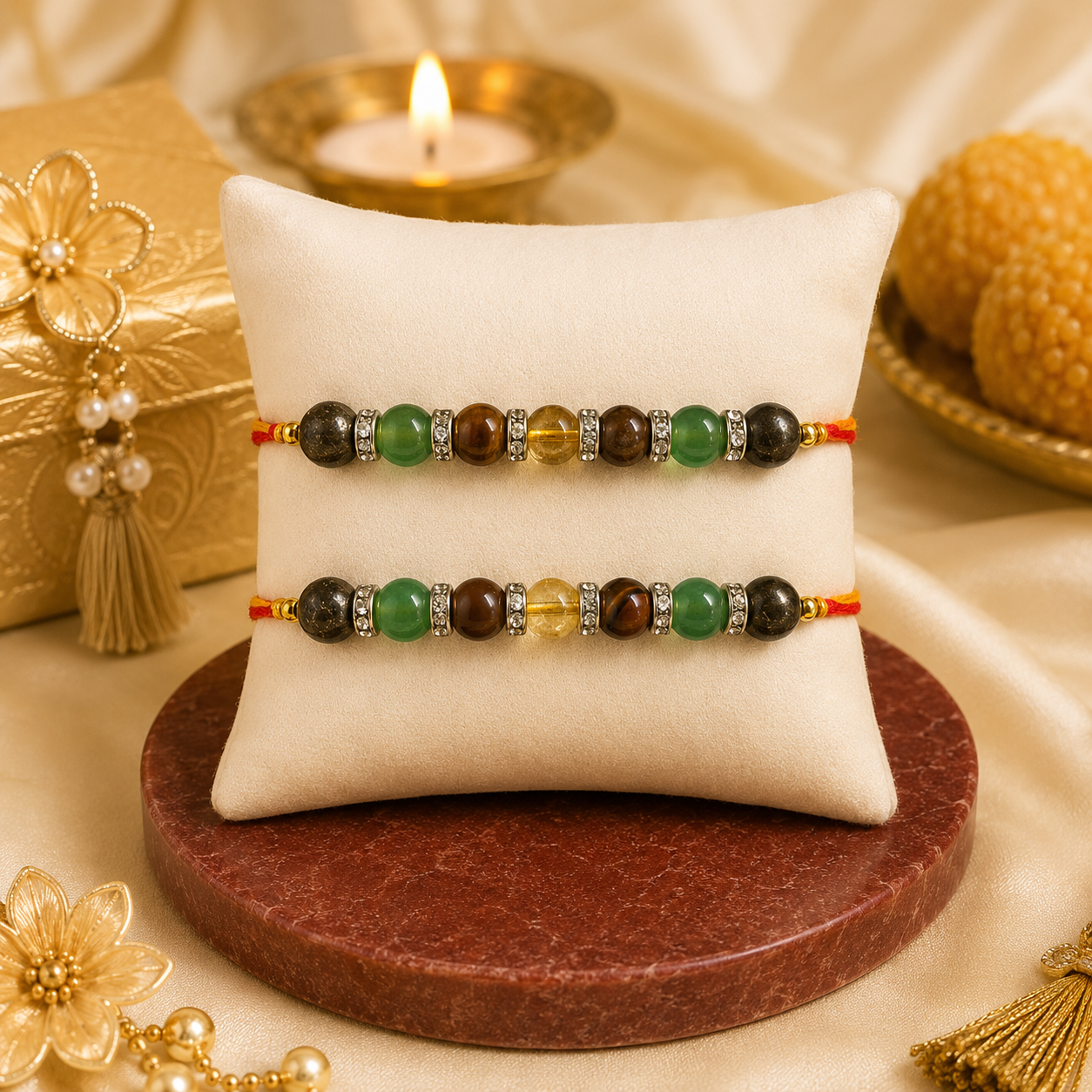 DHAN YOG RAKHI ( BUY 1 GET 1 FREE )