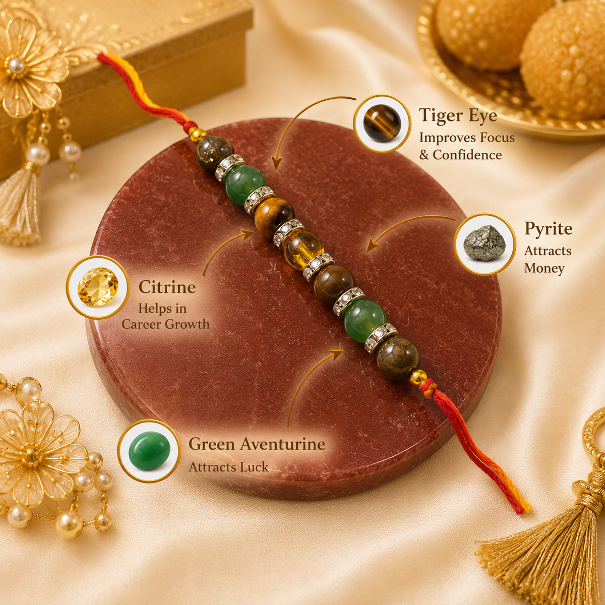 DHAN YOG RAKHI ( PACK OF 2 )
