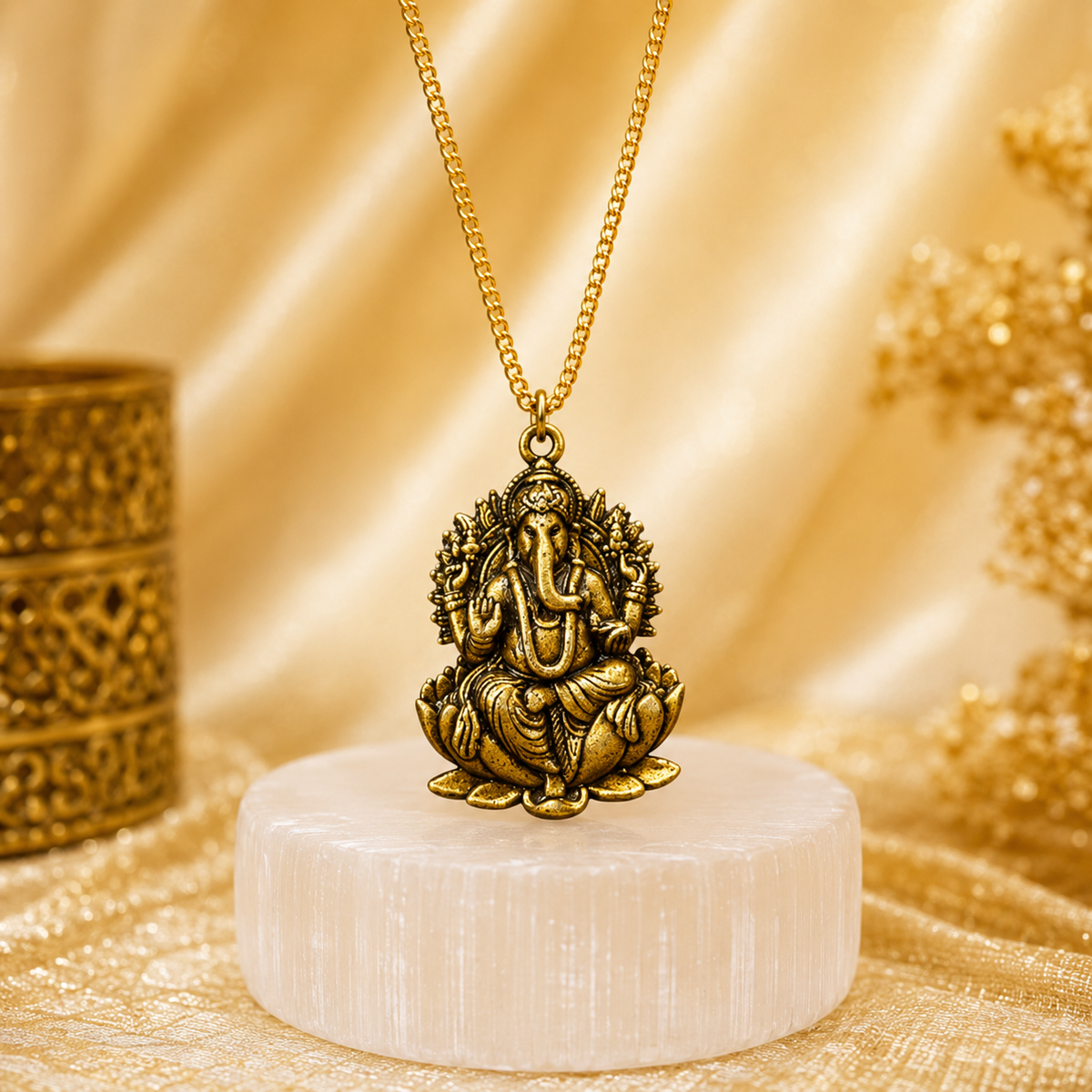 Ganesh Ji Locket with Chain