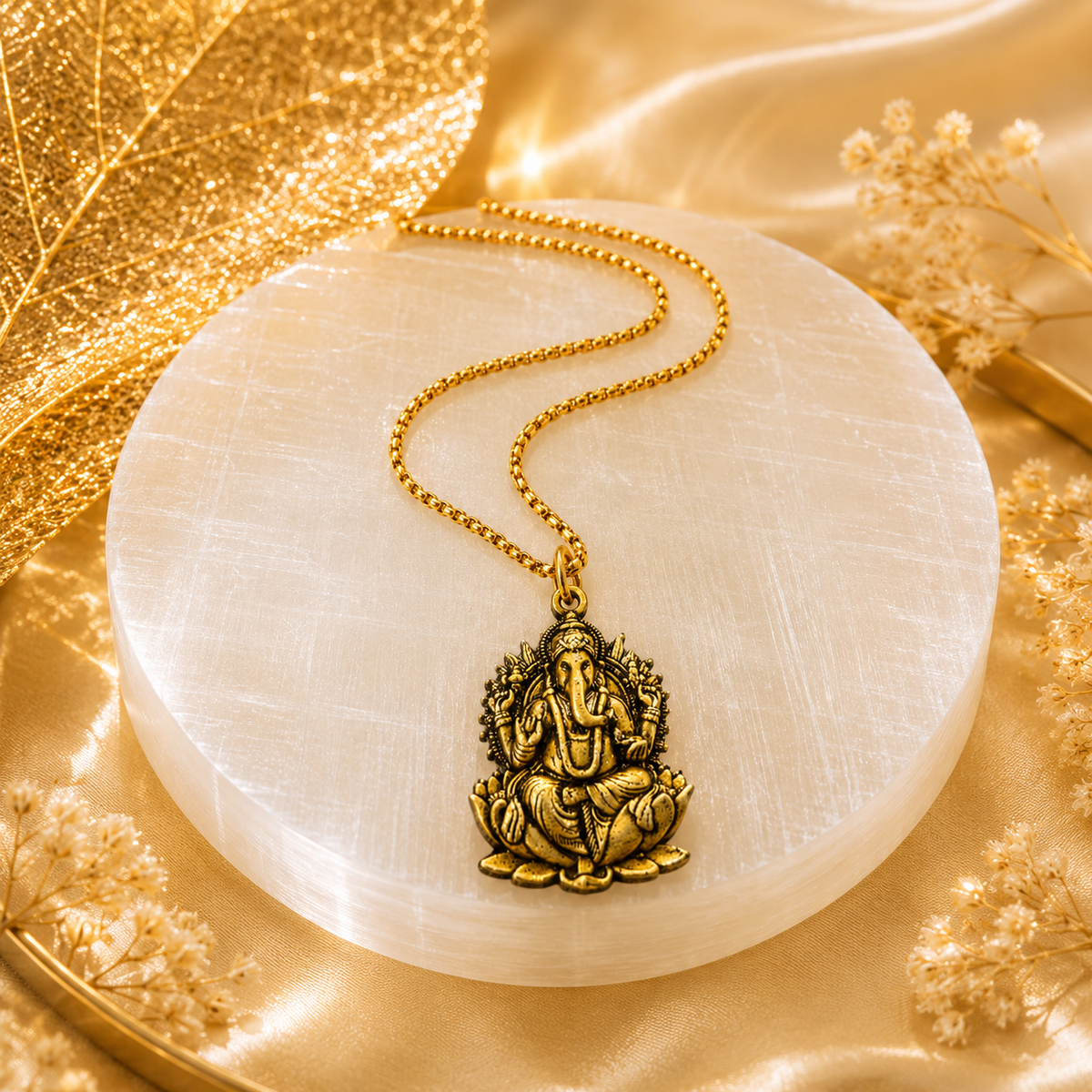 Ganesh Ji Locket with Chain