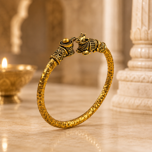 Shiv Nandi Kada ( Gold Plated )