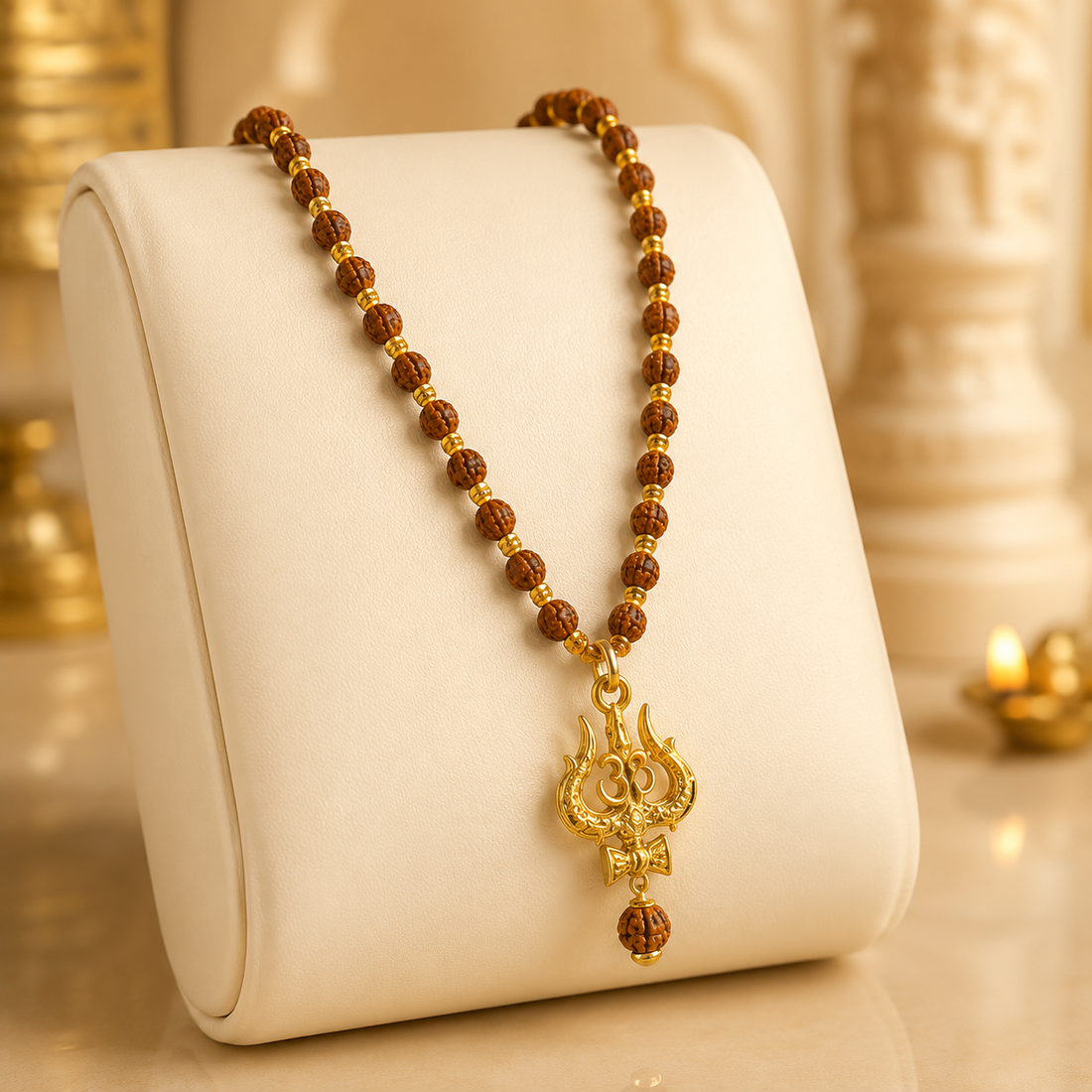 Mahakal Locket with Rudraksha Mala