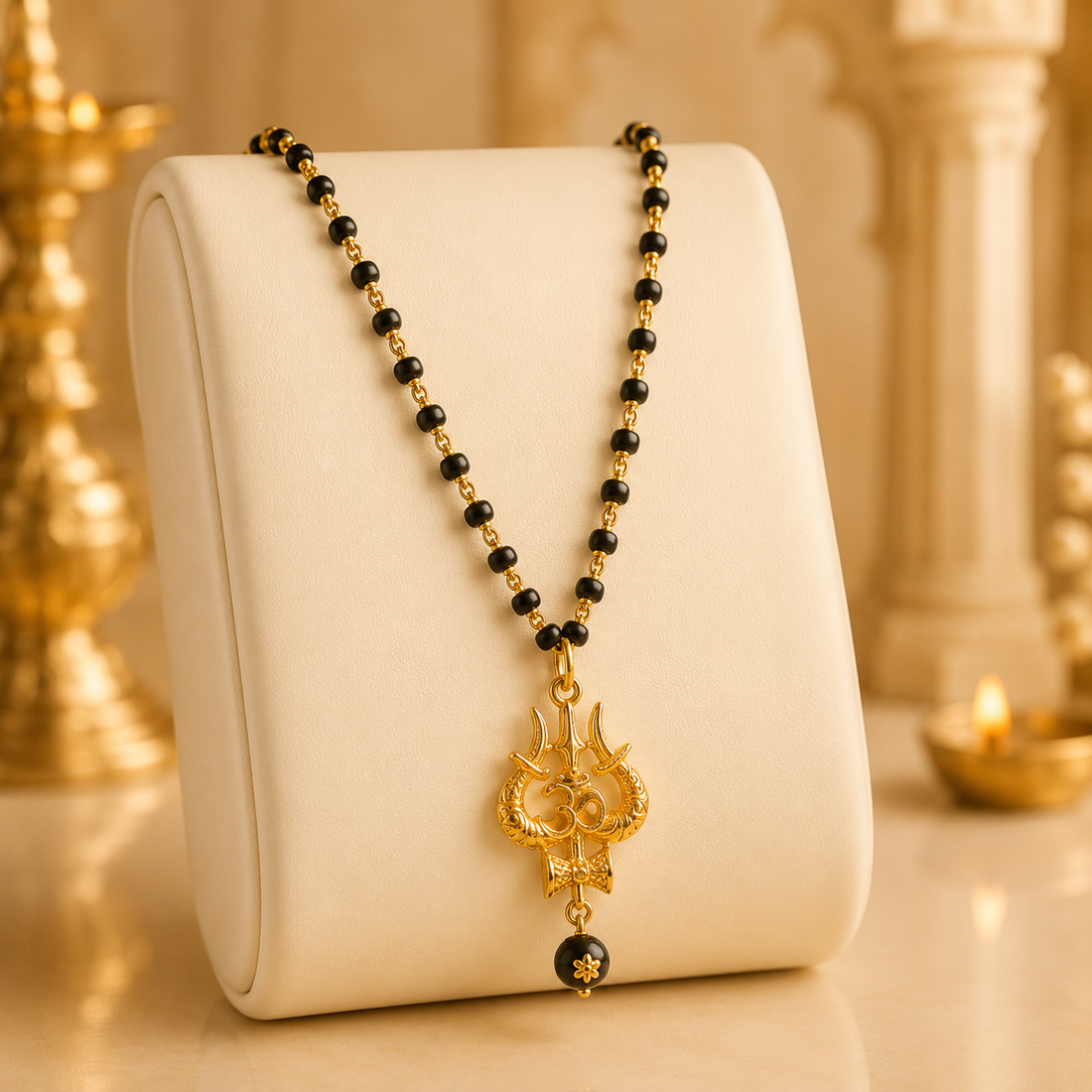 The Original Karungali Mala with 18 K Gold Plating