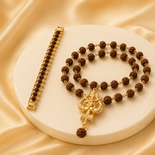 Mahakal Mala and Bracelet Combo (Certified)