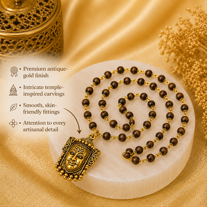 Mahakal Raksha Kavach(Gold Plated) - Free Rudraksha Bracelet