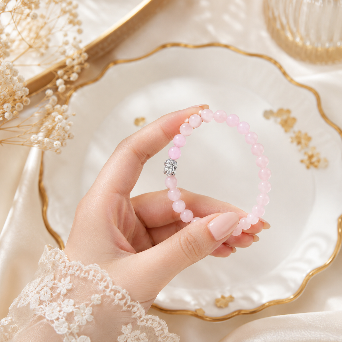 Rose Quarts Bracelet