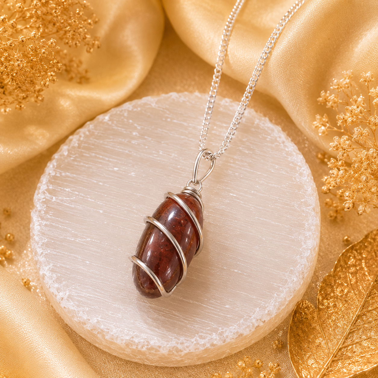 Narmadeshwar Shivling Locket in Pure Silver
