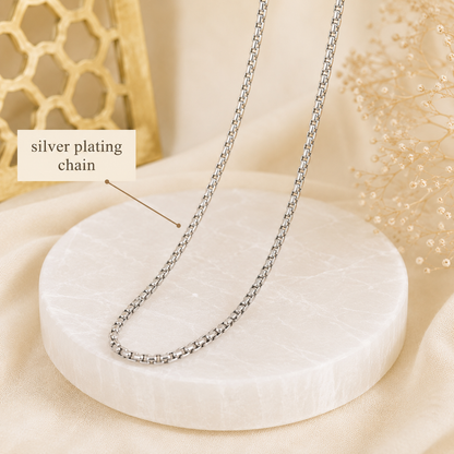 Bajrang Bali Locket with Chain — Silver Finish