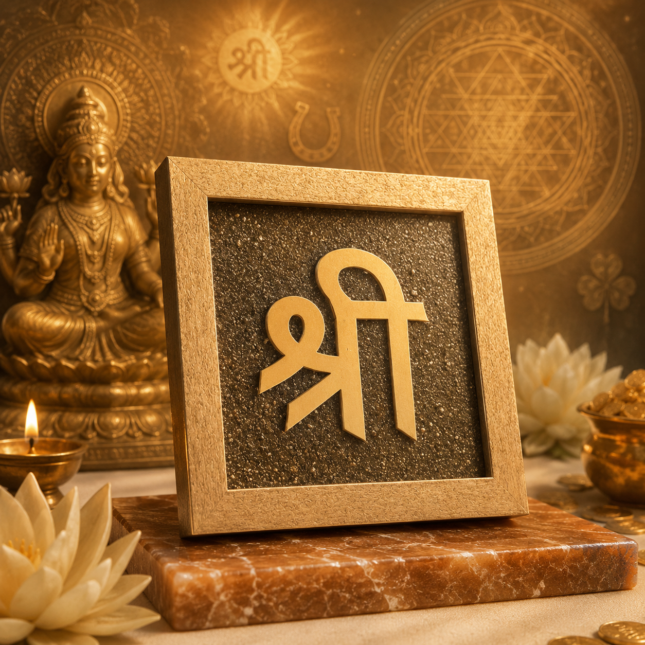 Shree Sacred Symbol - Luck Blessings &amp; Harmony