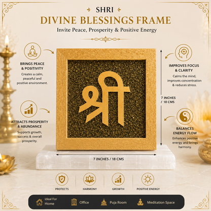 Shree Sacred Symbol - Luck Blessings &amp; Harmony