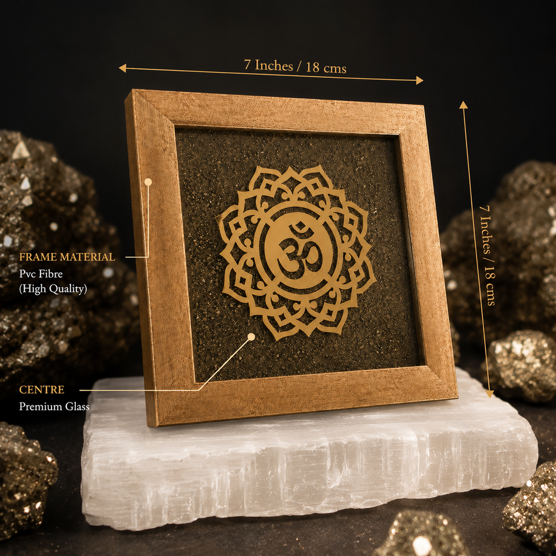 Om Shanti Yantra - Calm Balanced &amp; Protective Atmosphere