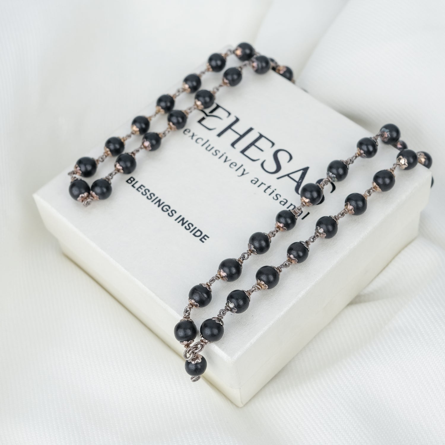 Original Karungali Mala in Pure Silver (Certified)