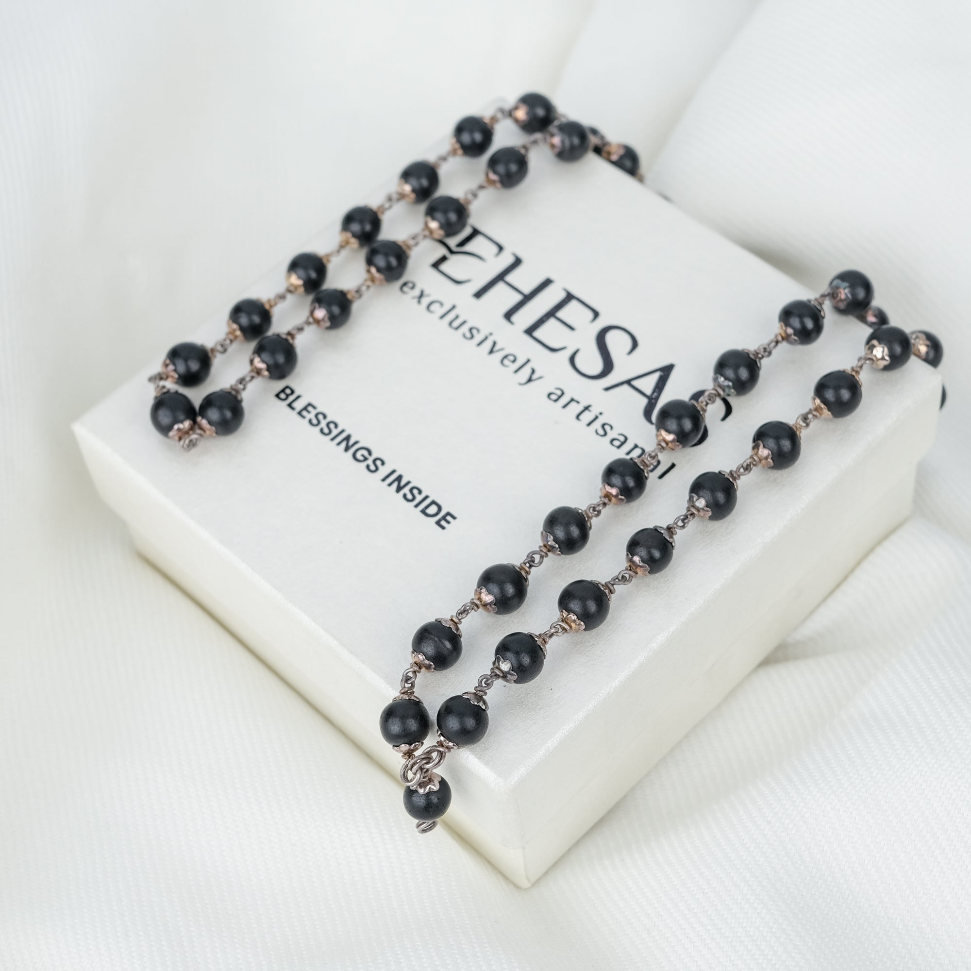 Original Karungali Mala in Pure Silver (Certified)
