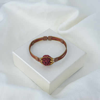 Mahalakshmi Rudraksha Kada ( Free Rudraksha Bracelet )