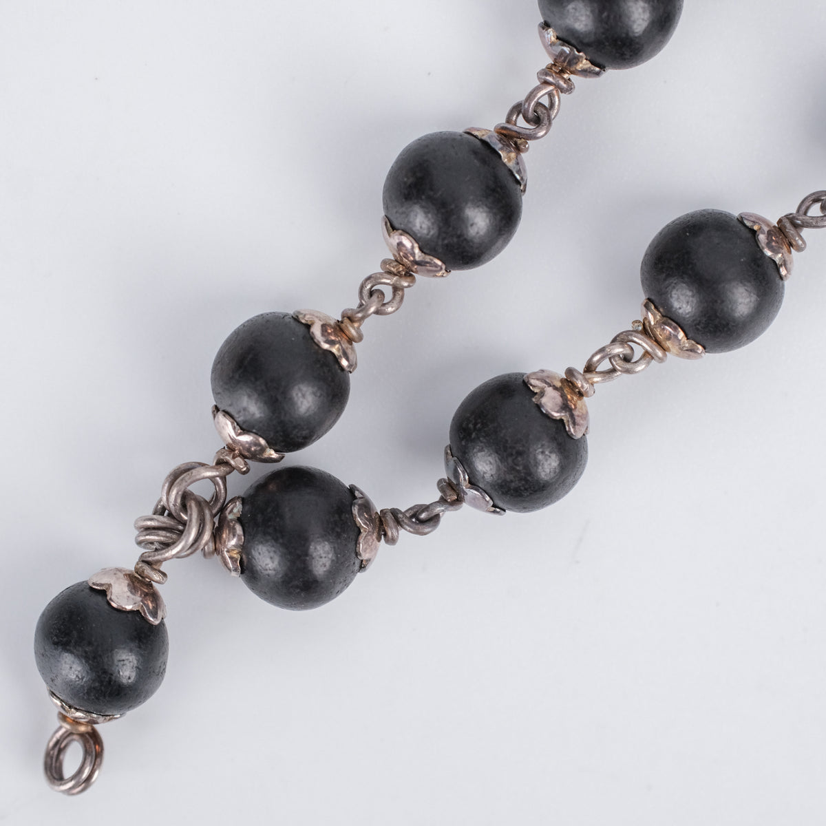 Original Karungali Mala in Pure Silver (Certified)