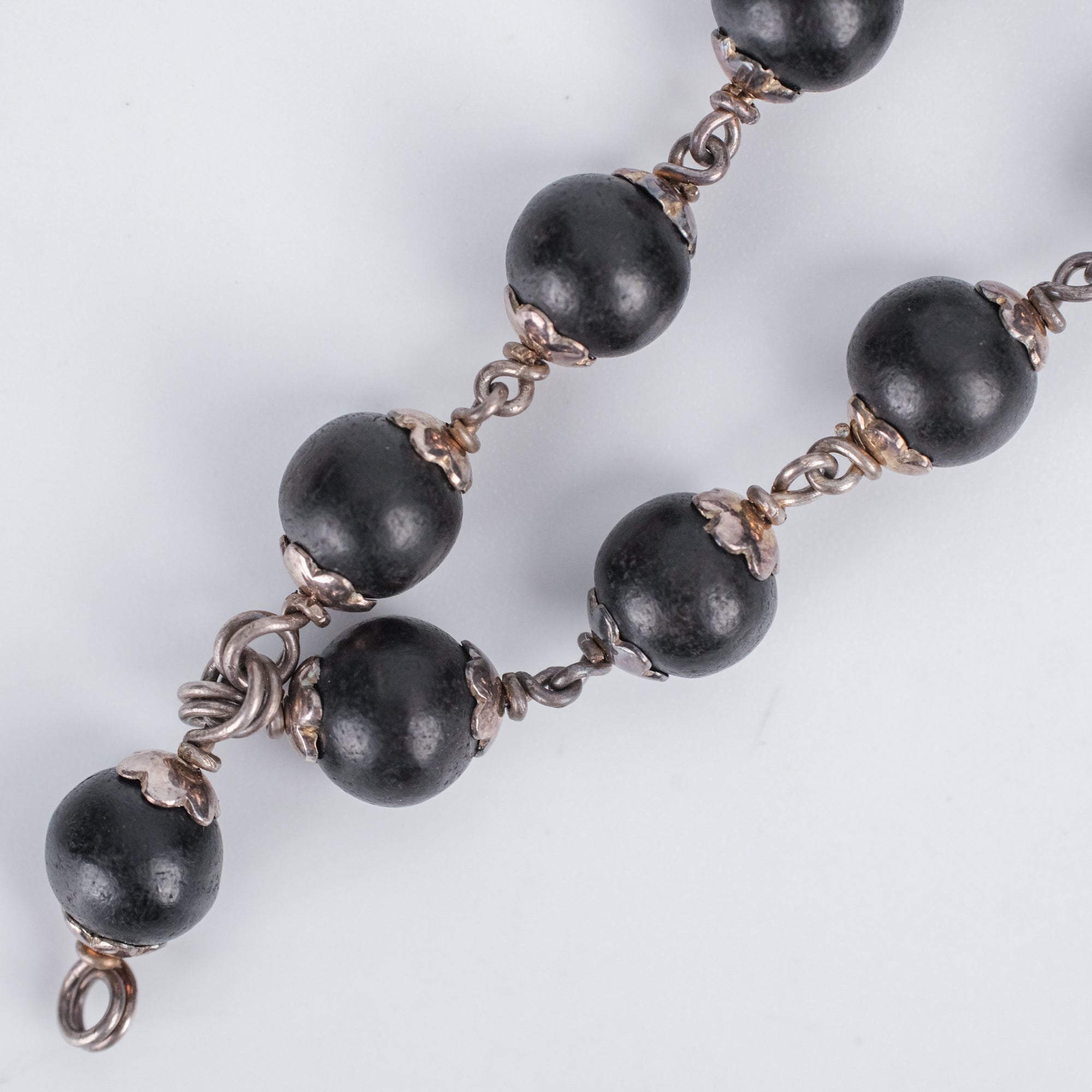Original Karungali Mala in Pure Silver (Certified)