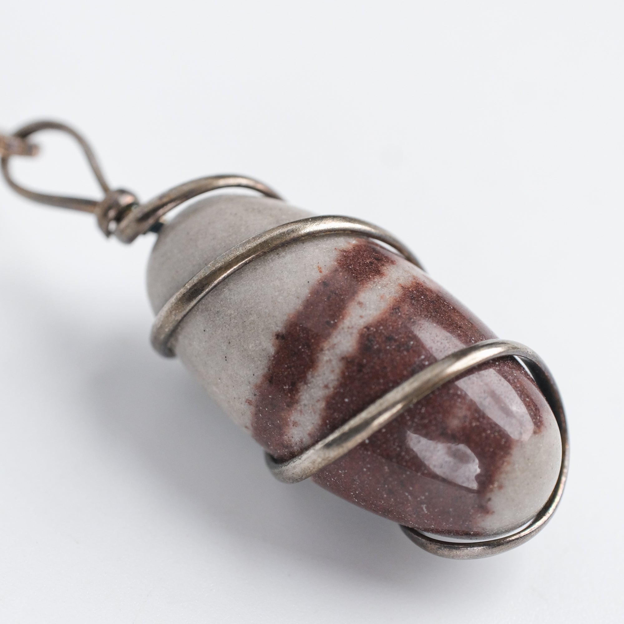 Narmadeshwar Shivling Locket in Pure Silver
