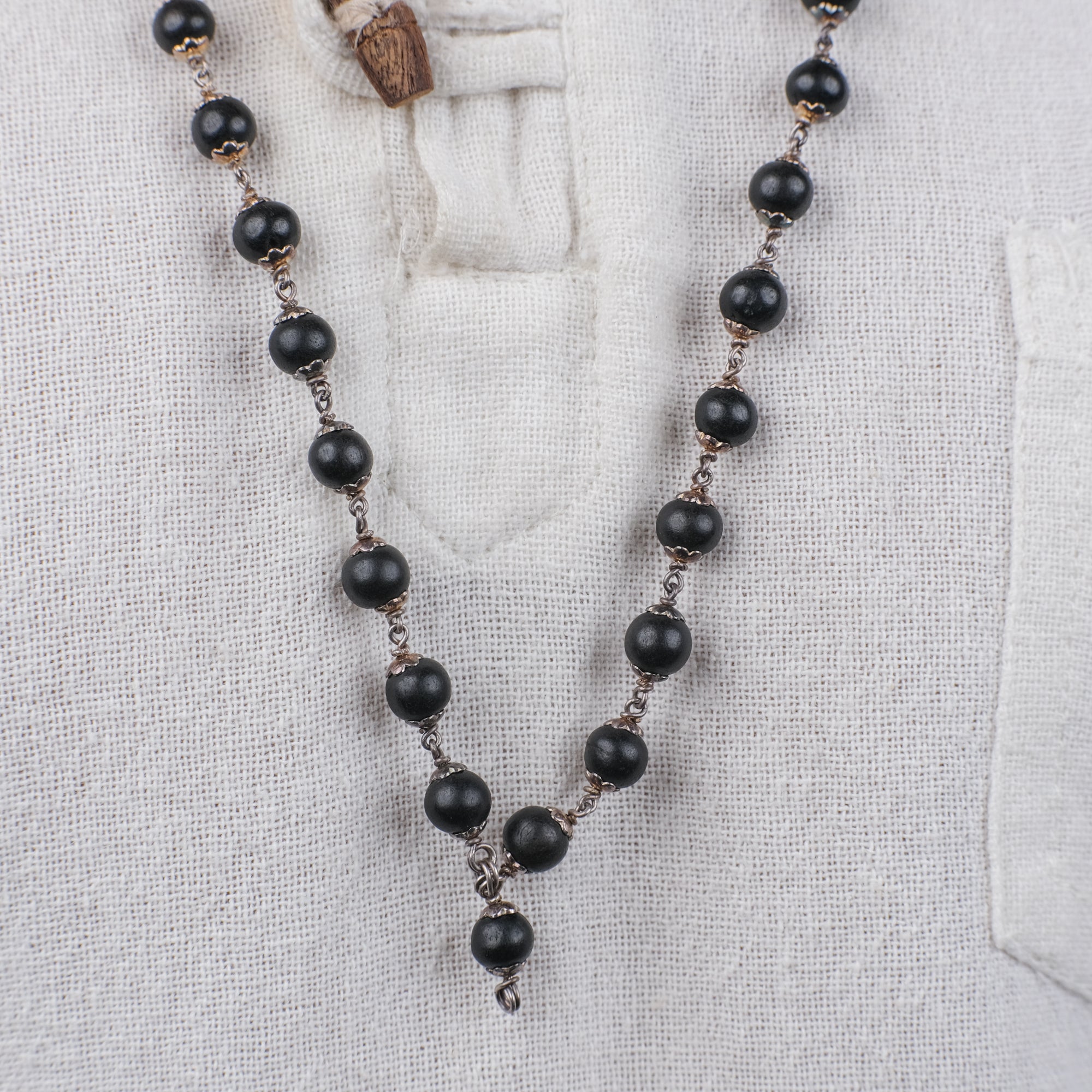 Original Karungali Mala in Pure Silver (Certified)