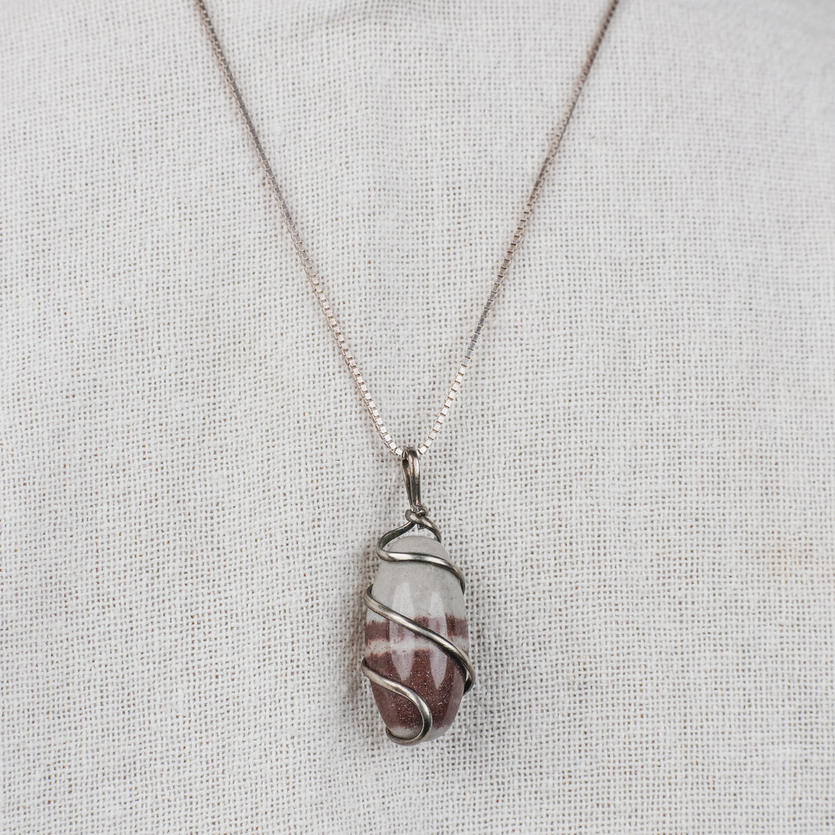 Narmadeshwar Shivling Locket in Pure Silver