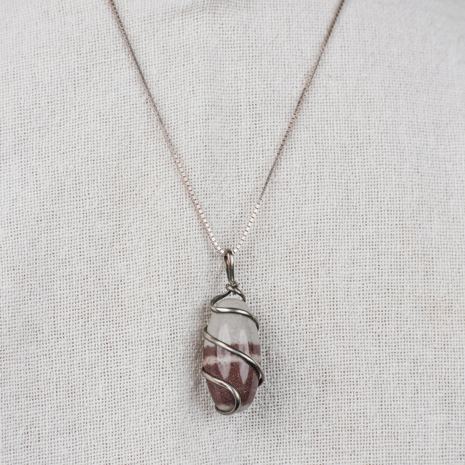 Narmadeshwar Shivling Locket in Pure Silver