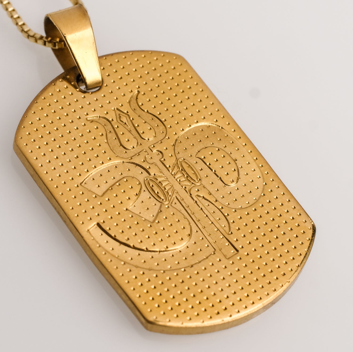 The Resilience Locket With Chain - Om Trishul