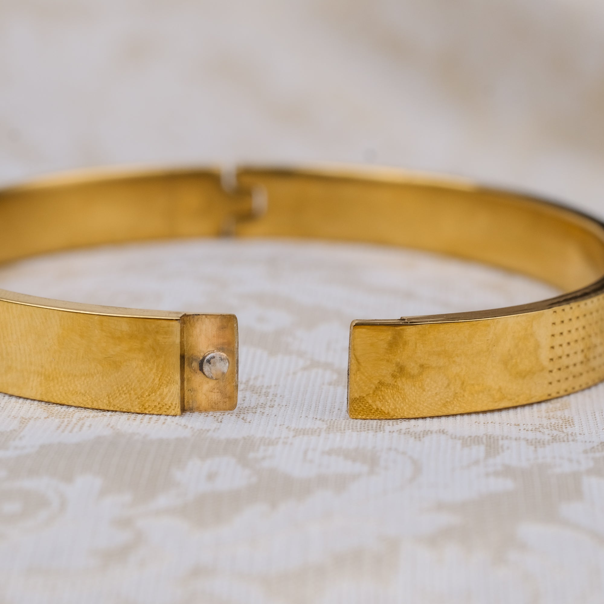 The Resilience Kada ( 18 K Gold Plated ) - Om 3