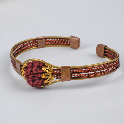 Mahalakshmi Rudraksha Kada ( Free Rudraksha Bracelet )