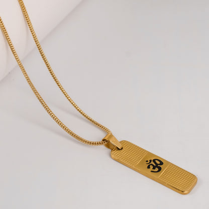 The Resilience Locket With Chain - Om2