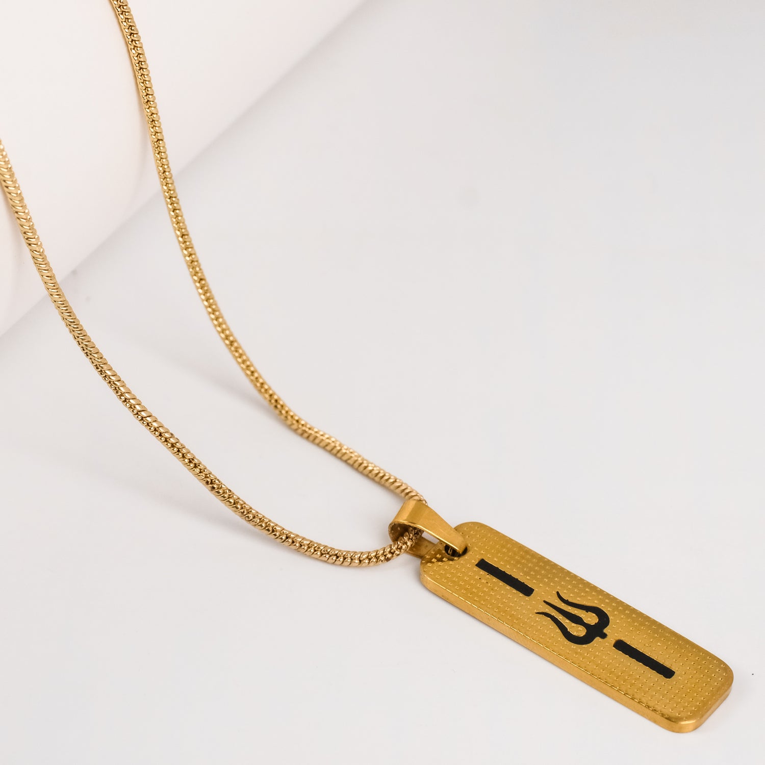 The Resilience Locket With Chain - Trishul